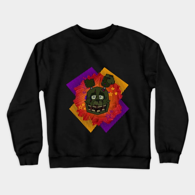 Springtrap Icon Crewneck Sweatshirt by The Cat that Draws